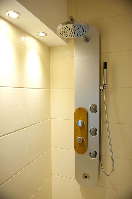 Rain Shower Head in Modern Layout